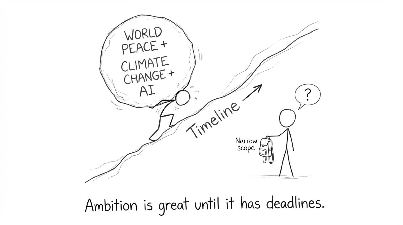 Ambition vs deadlines
