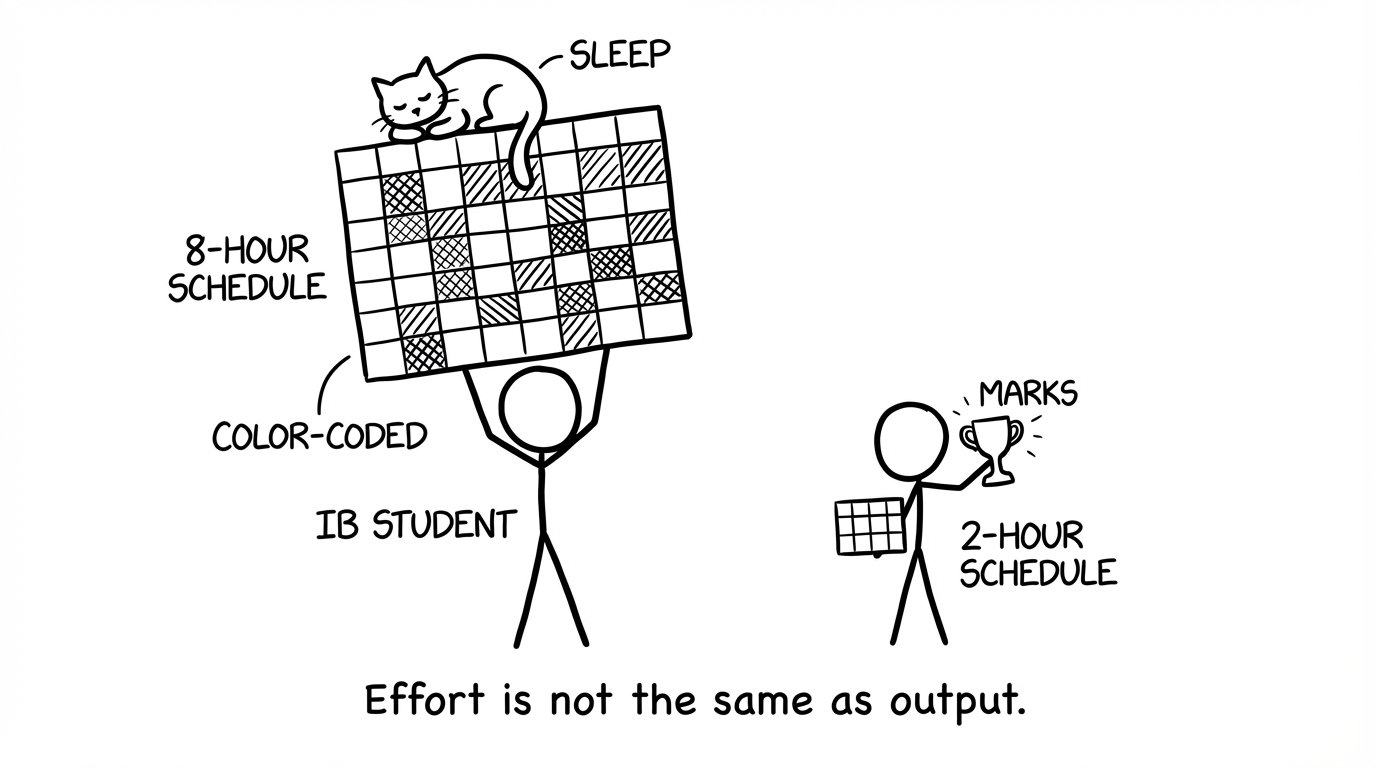 2 hours vs 8 hours schedule joke