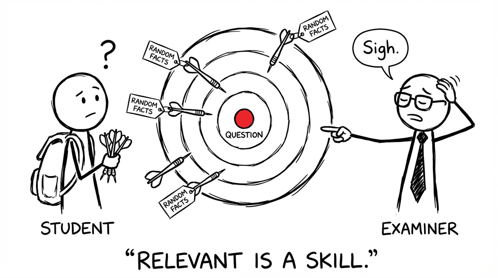 Random facts darts miss the question bullseye