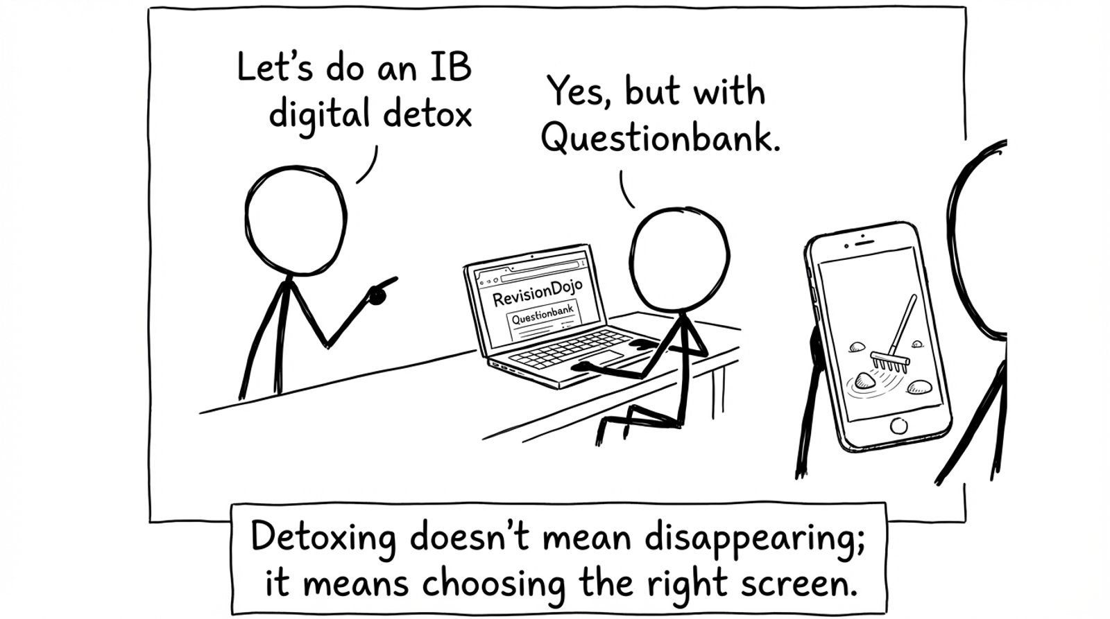 Detoxing doesn't mean disappearing; it means choosing the right screen.