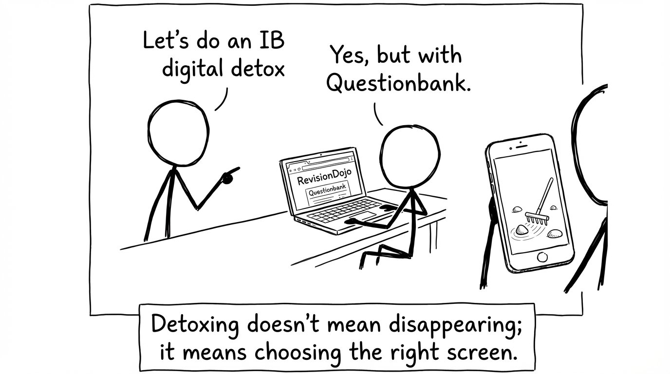 Detoxing doesn't mean disappearing; it means choosing the right screen.