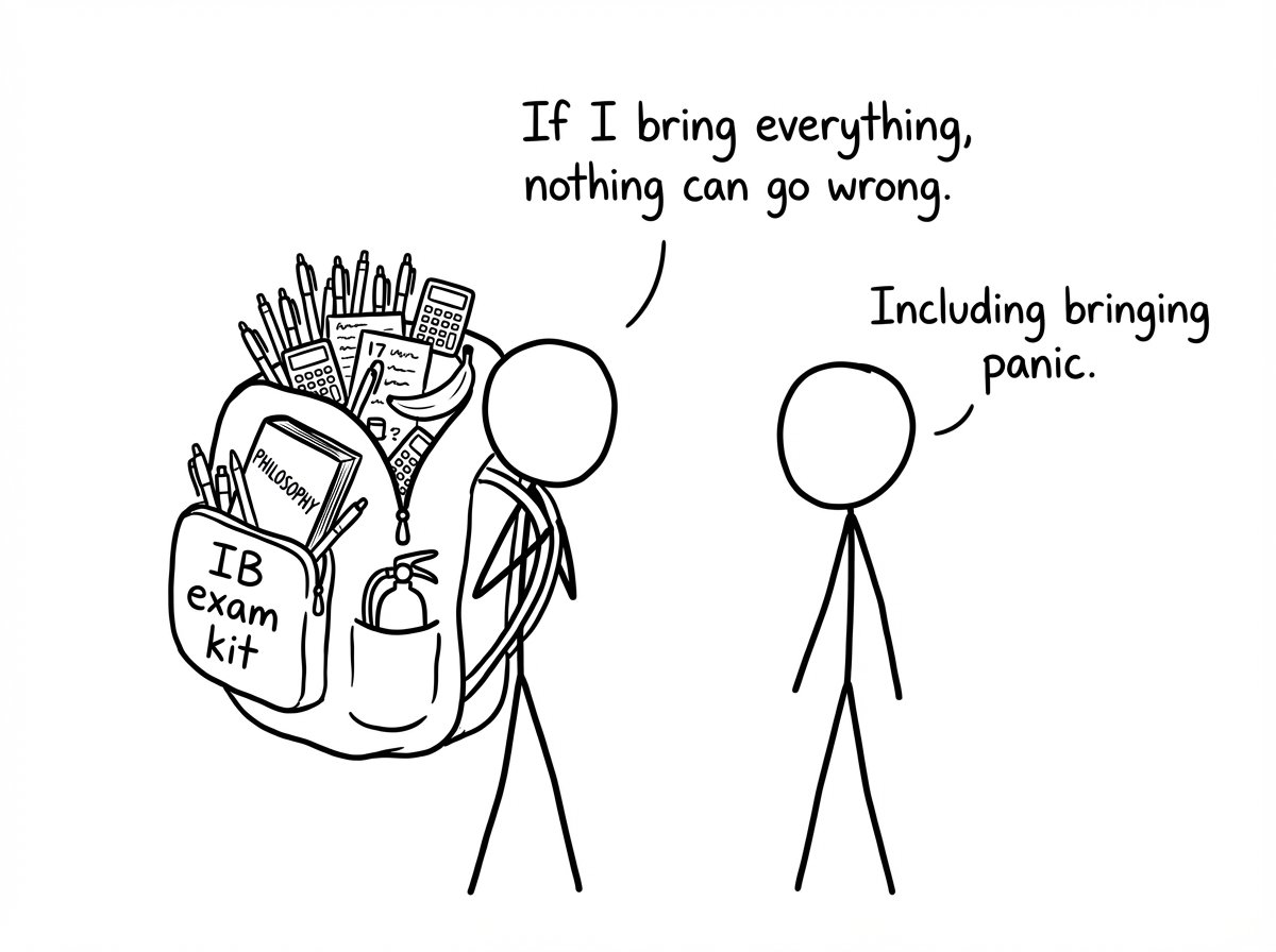 The overpacked IB exam kit