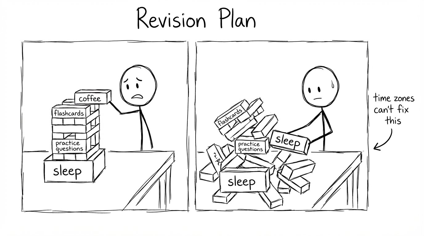 Jenga revision tower collapses when sleep is removed