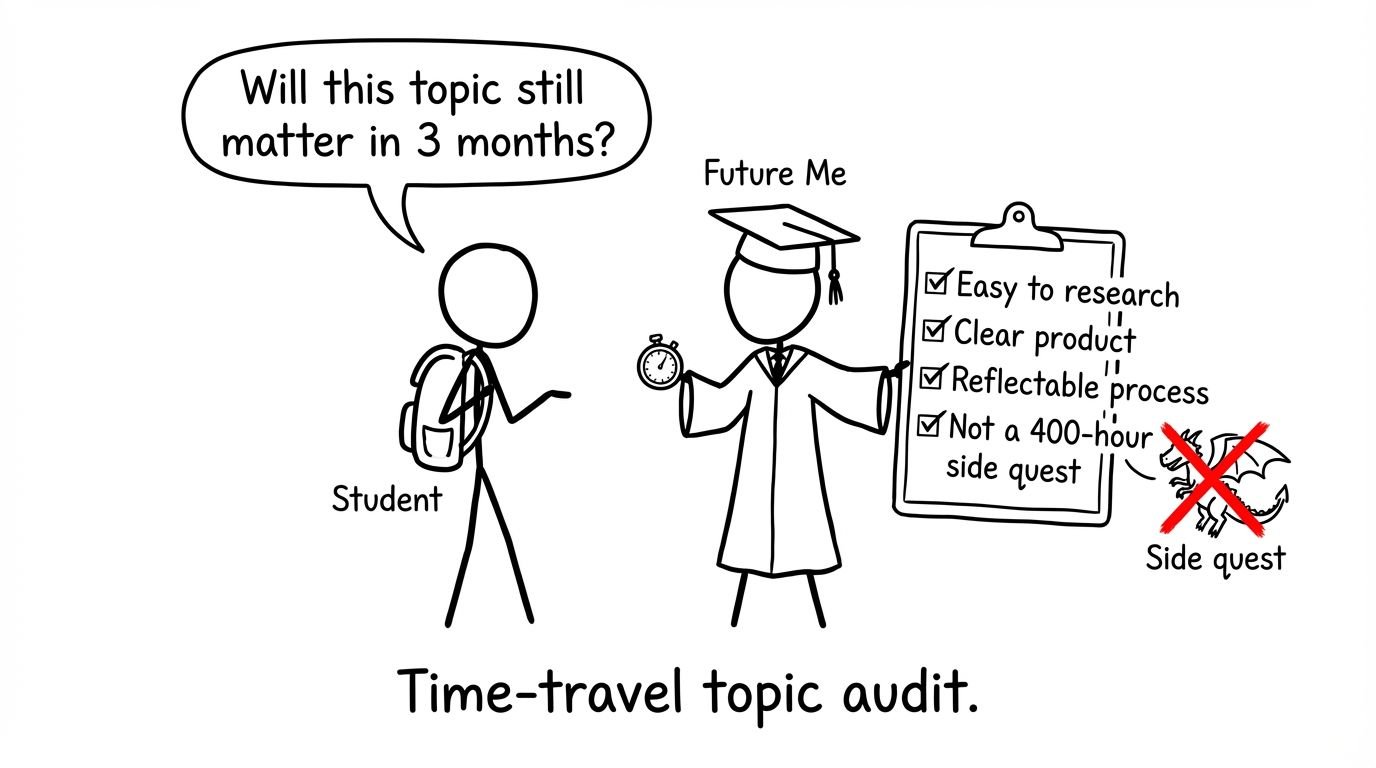 Time-travel topic audit