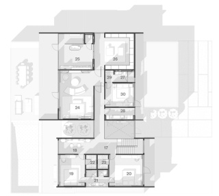 YoModern house plan – second floor