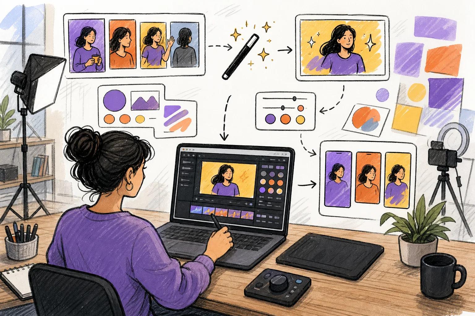 Illustration for Adobe Express