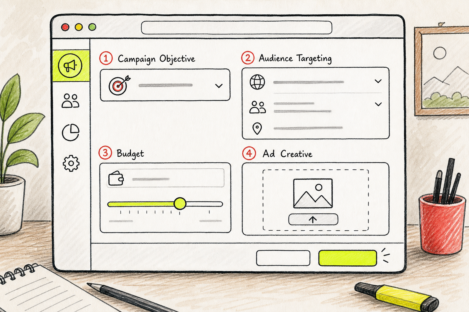 Meta Ads Manager campaign setup screen for Instagram ads.