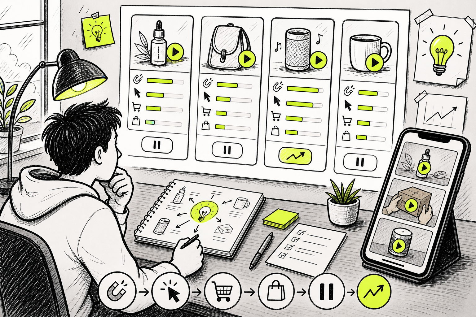 dropshipping ad testing metrics and creative improvement process