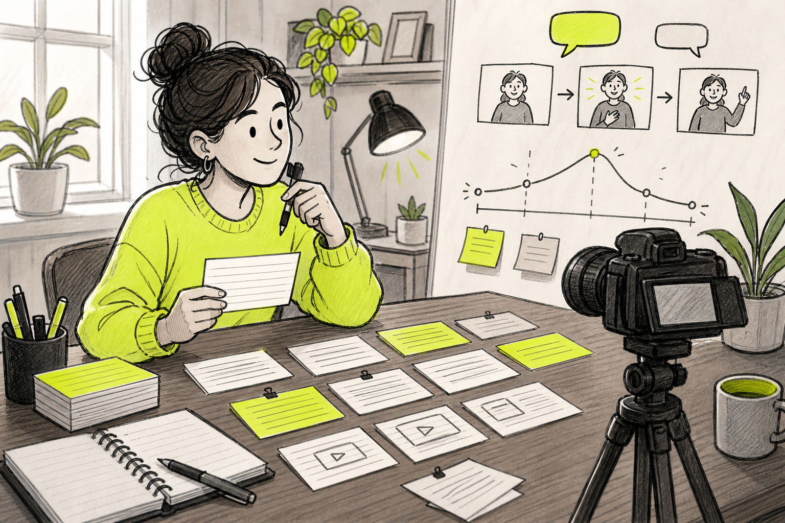 how to write a talking head video script