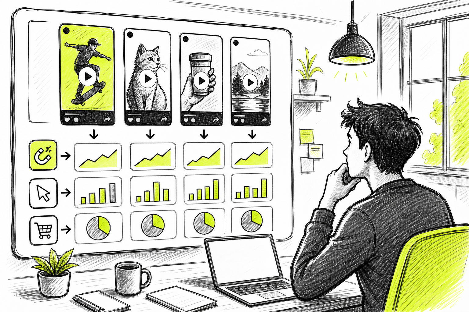 TikTok ad testing and performance review dashboard