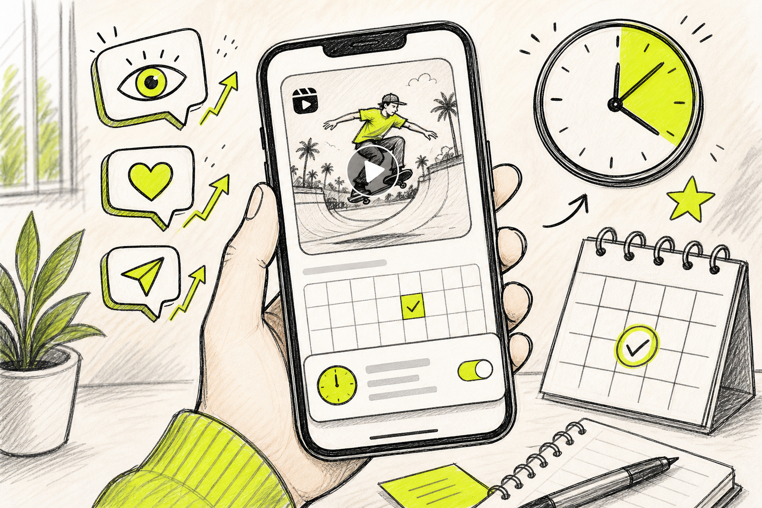 scheduling and tracking Instagram Reels performance.
