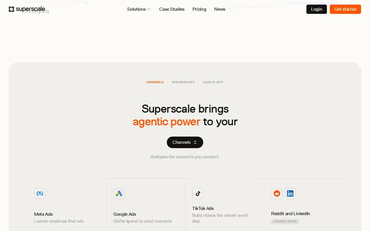 Superscale: visual reference for 5. Superscale — Team-focused AI creator with competitor research