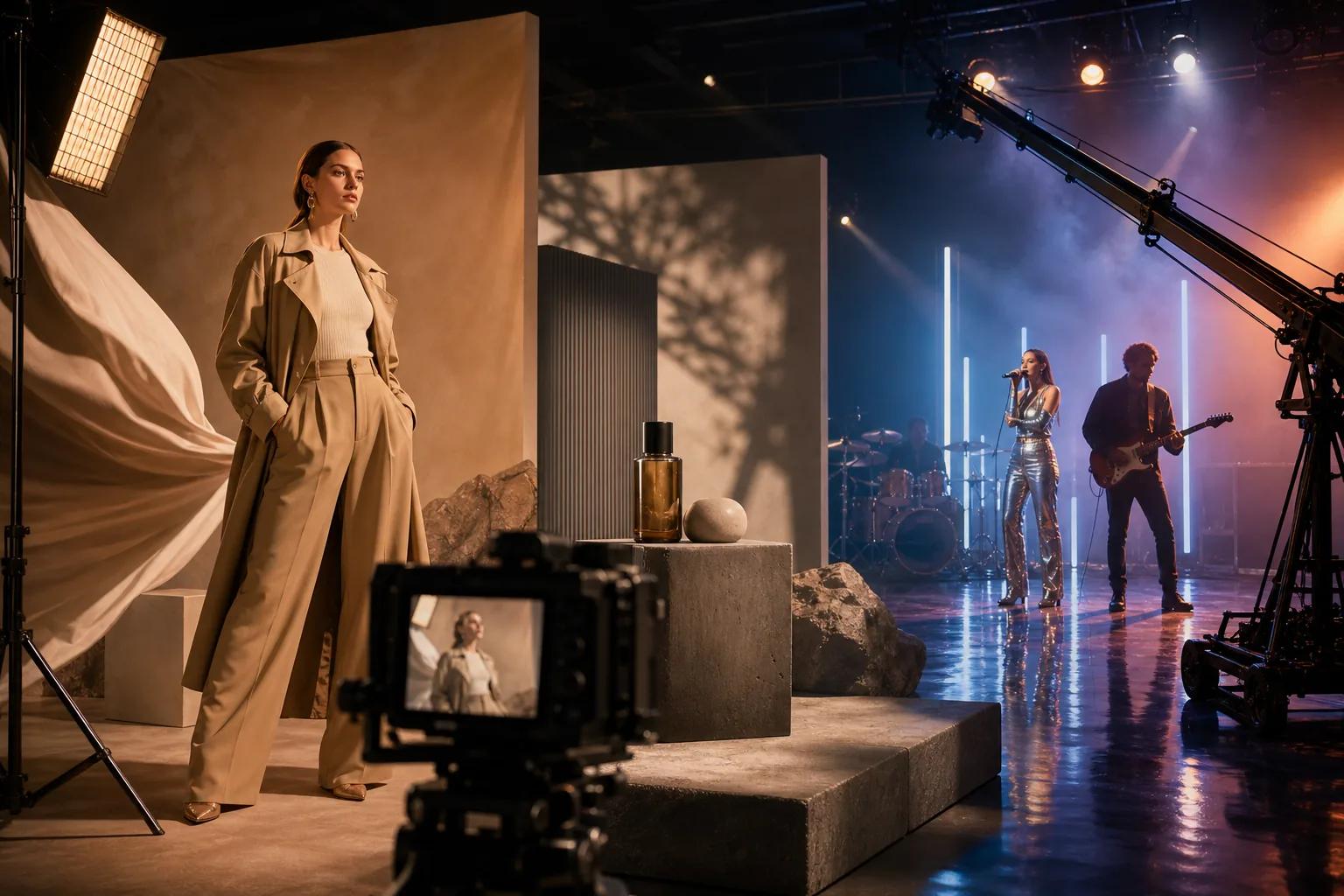 PixVerse V6: visual reference for 4. PixVerse V6 , Cinematic Shots for Fashion, Product, and Music Video Content