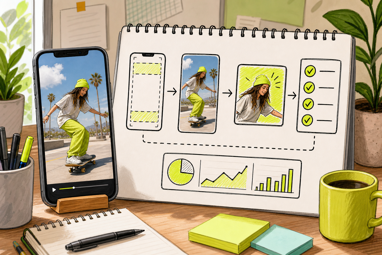 AI Reel export checklist for Instagram vertical video publishing