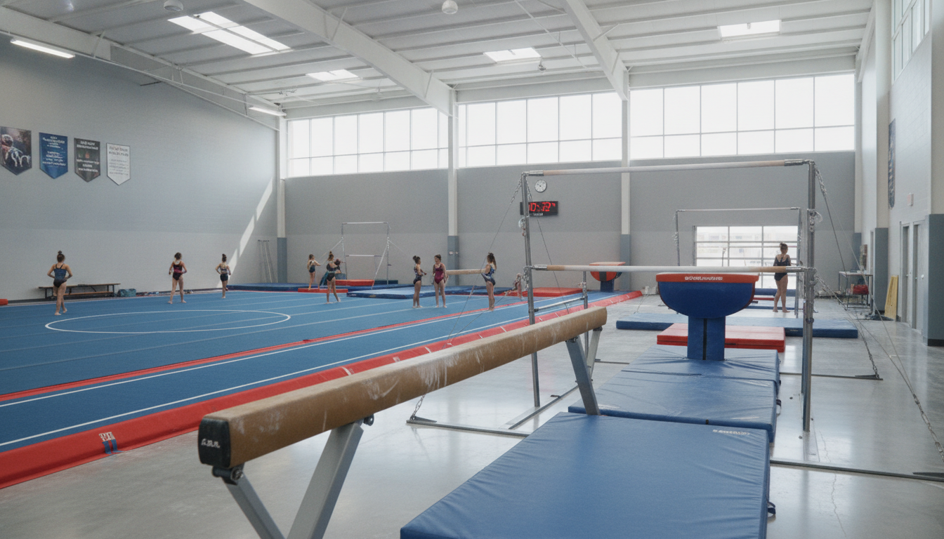 Gymnastics floor