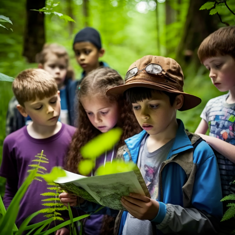Forest School Outdoor Learning Idea: Plant Identification and Gardening