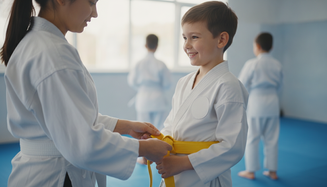 Tying a new uniform