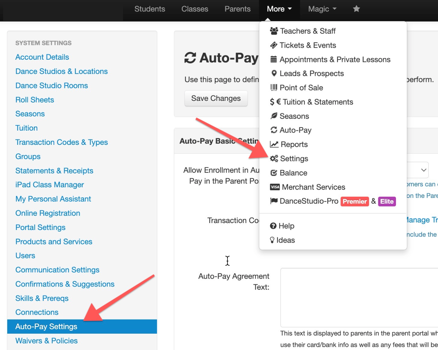 StudioPro Enroll Feature
