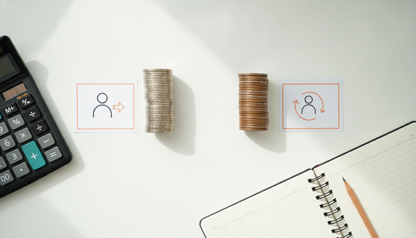 Cost to acquire versus retain