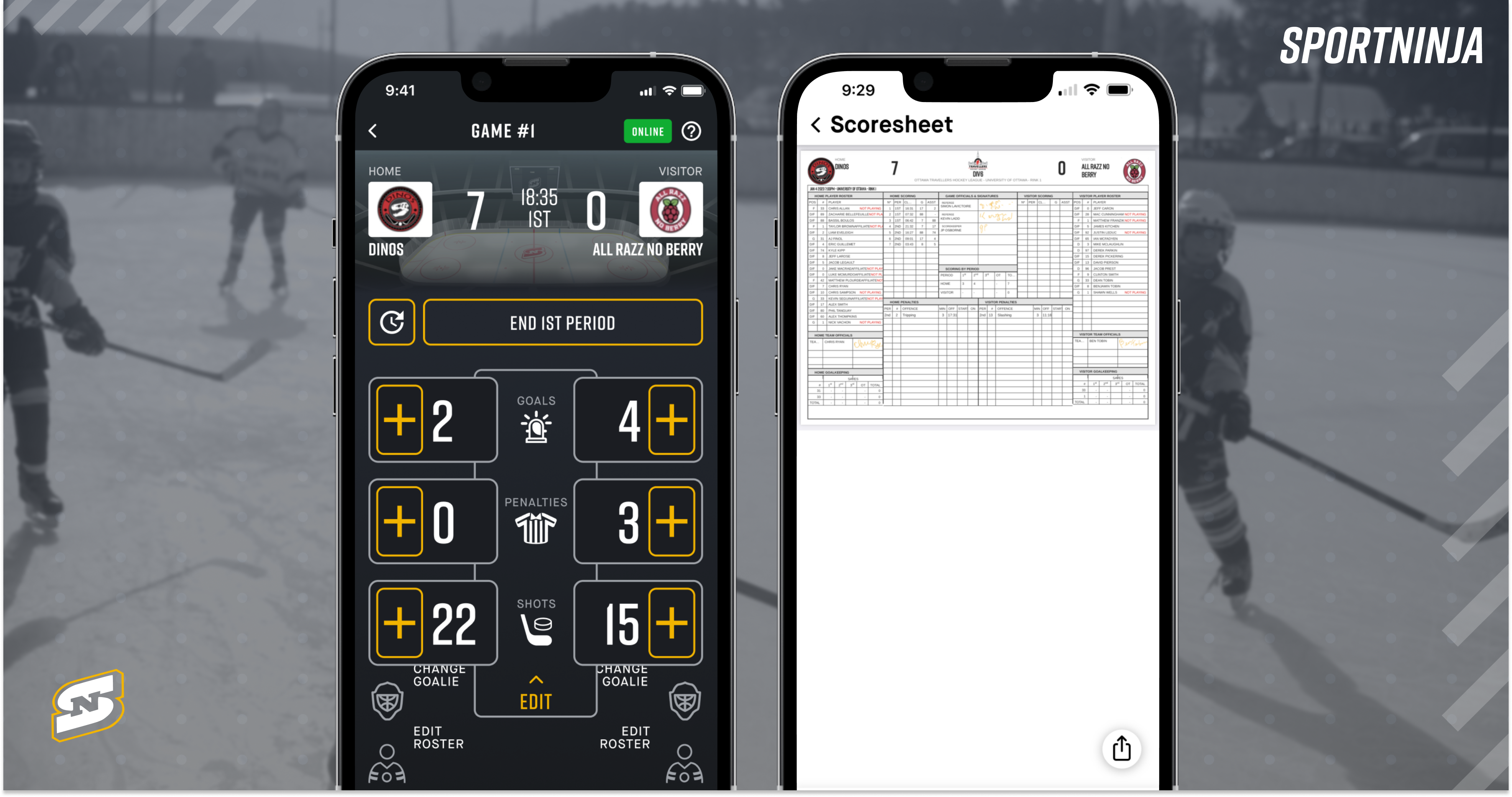 SportsNinja gamified experience
