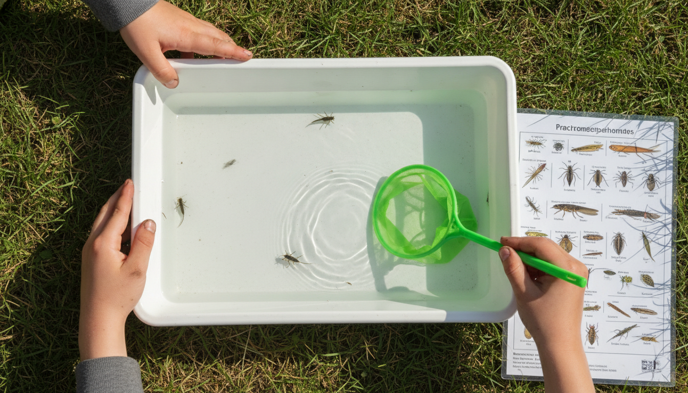 Pond dipping tray