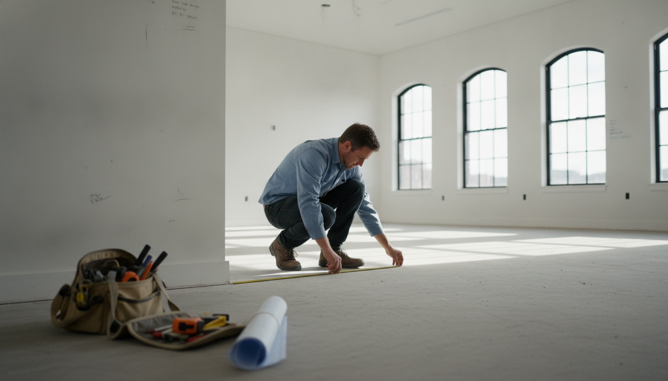 Empty room before fit-out