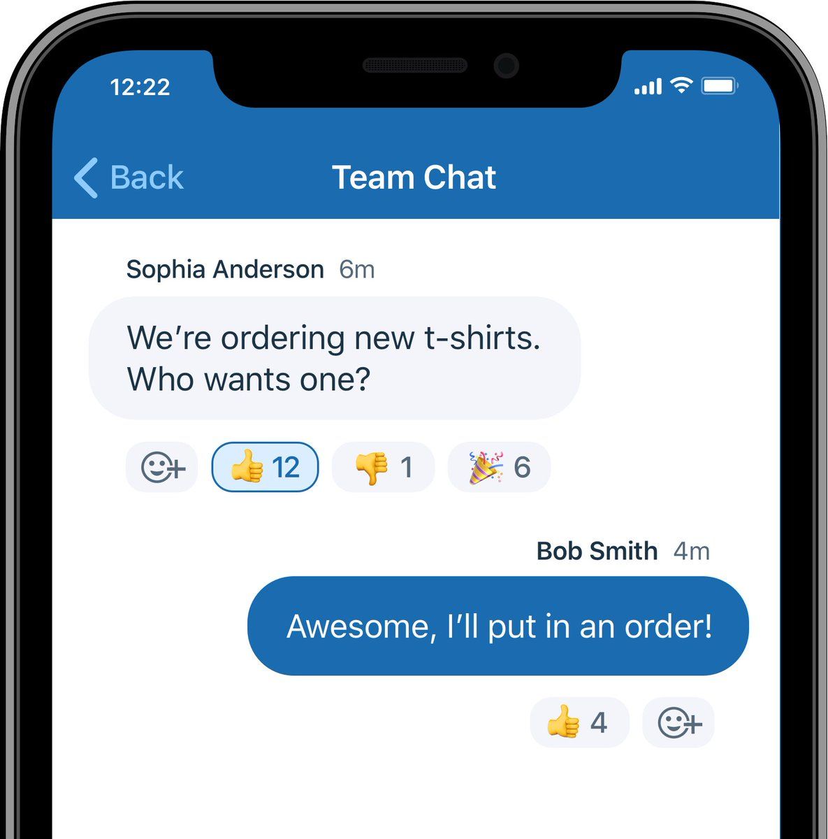 TeamSnap team chat