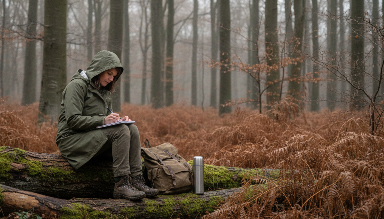 Trainee writing up session notes