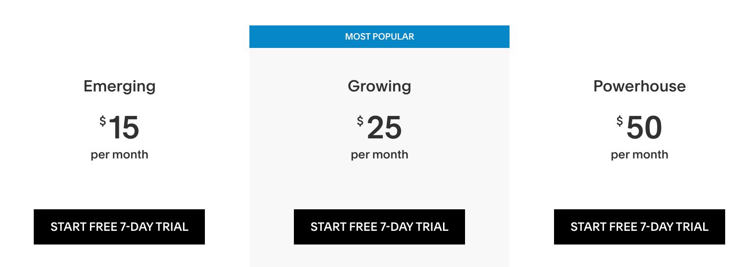 Acuity Scheduling pricing