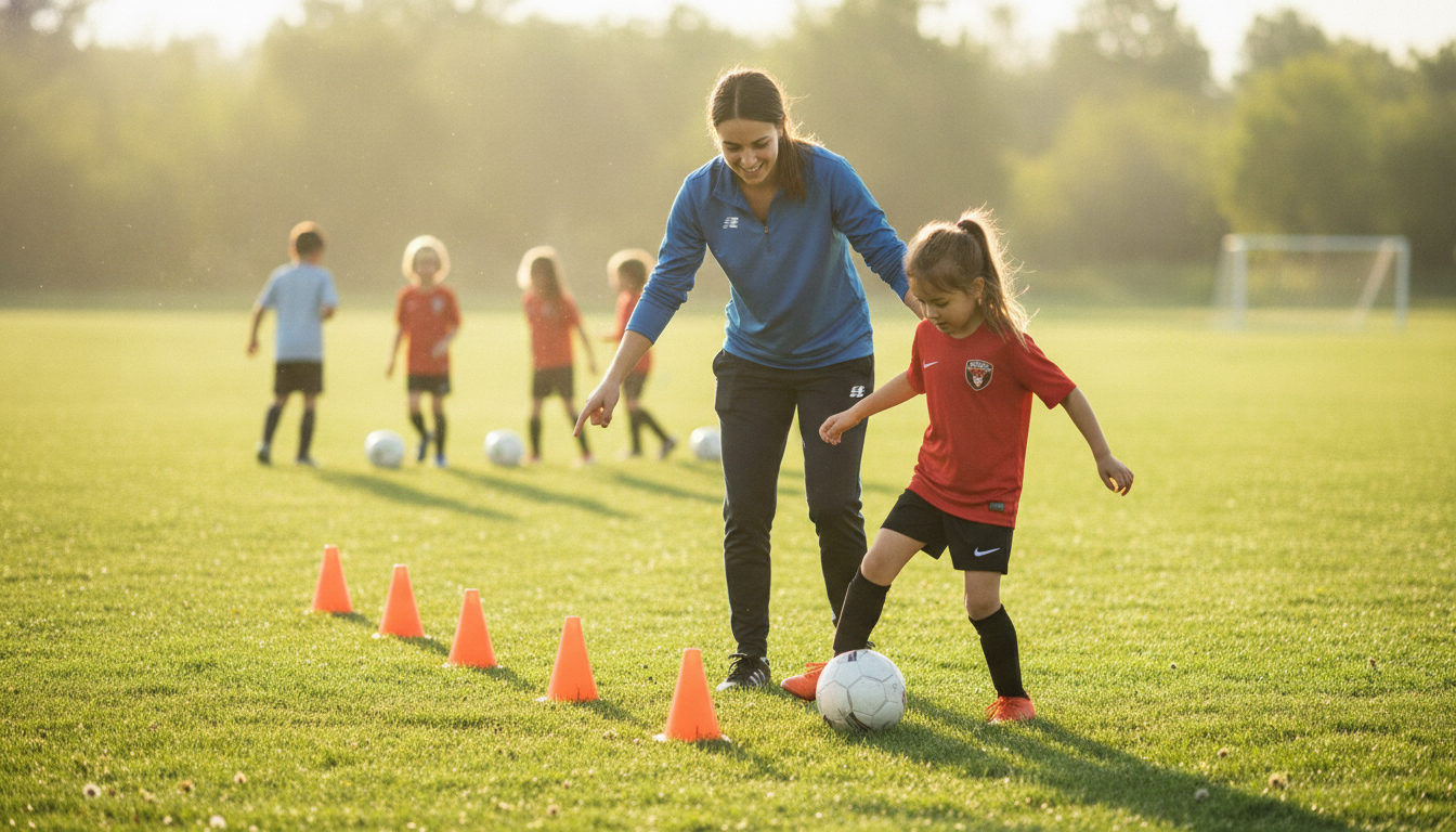 Recreational soccer session