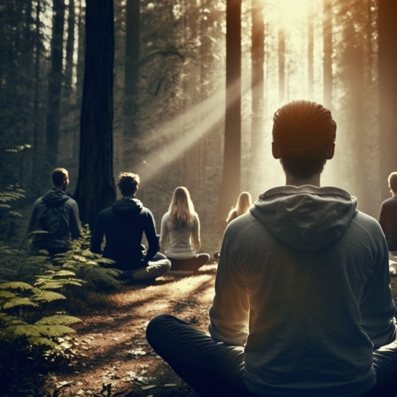 Forest School Outdoor Learning Idea: Forest Mindfulness and Yoga