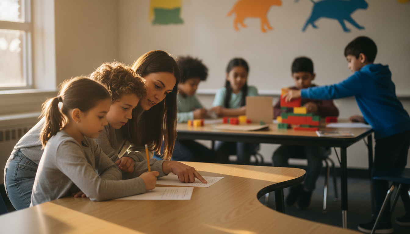 Small group work during a school block