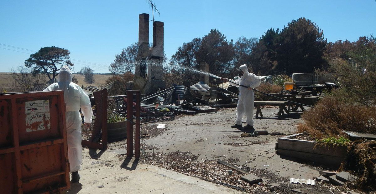 Carngham Fires Asbestos Removal project