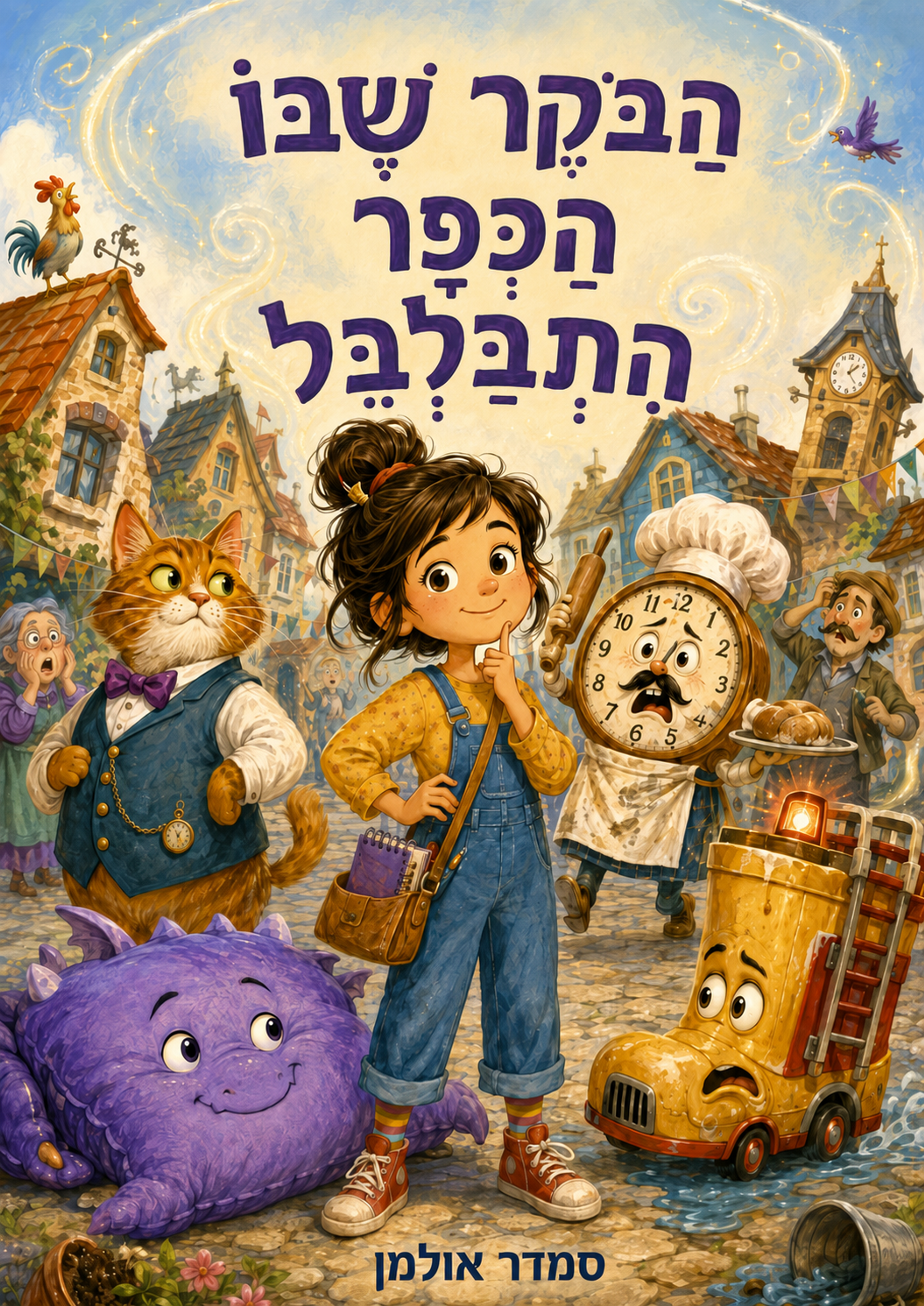 כריכת הספר הבוקר שבו הכפר התבלבל