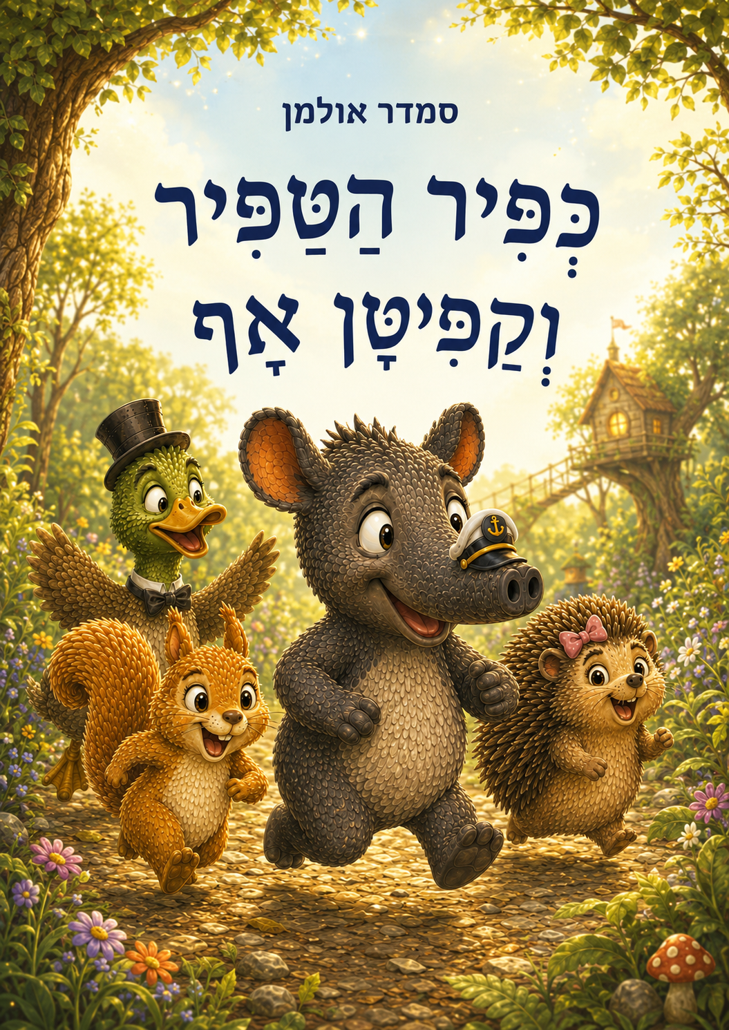 כריכת הספר כפיר הטפיר וקפיטן אף