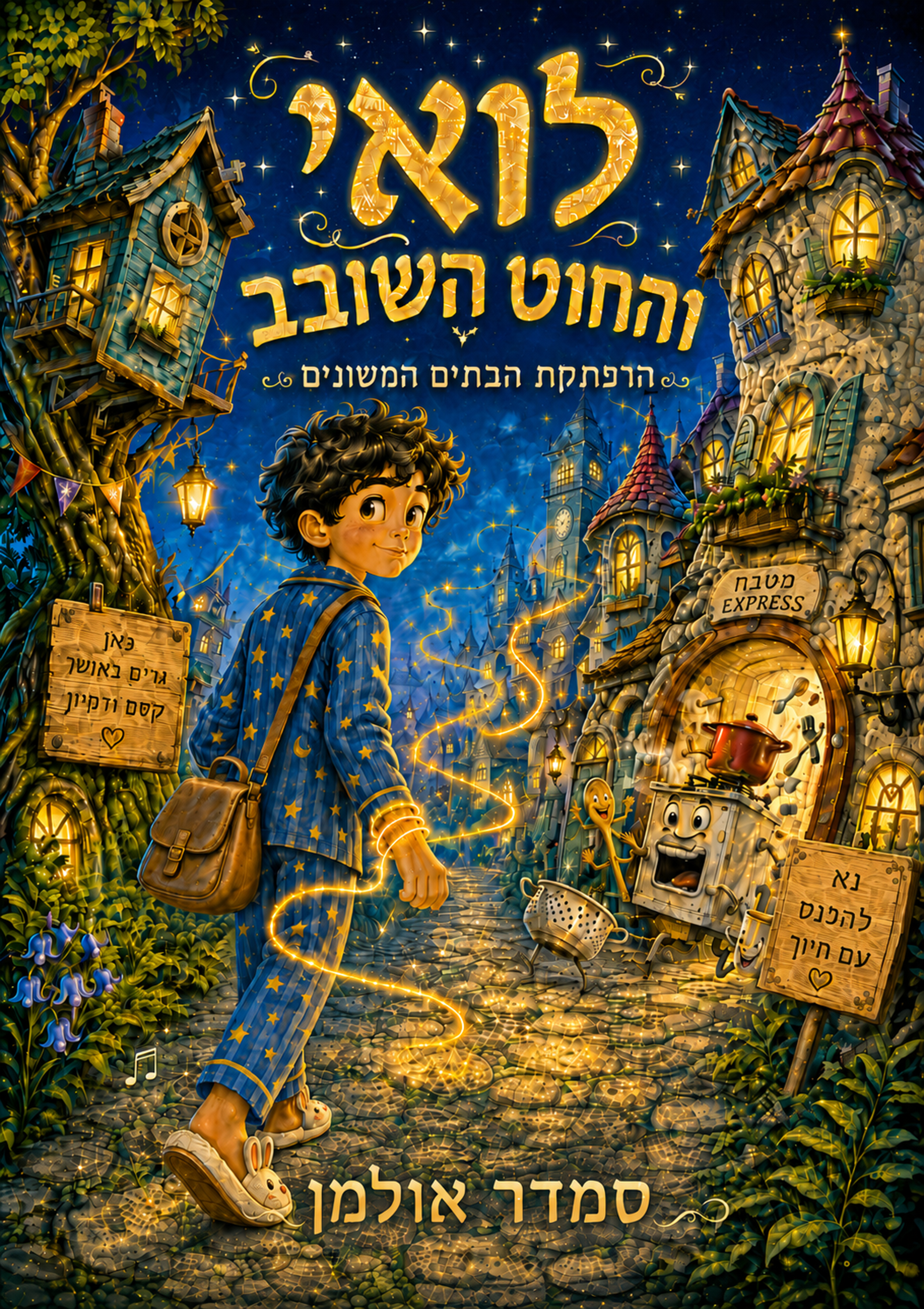 כריכת הספר לואי והחוט השובב - הרפתקת הבתים המשונים