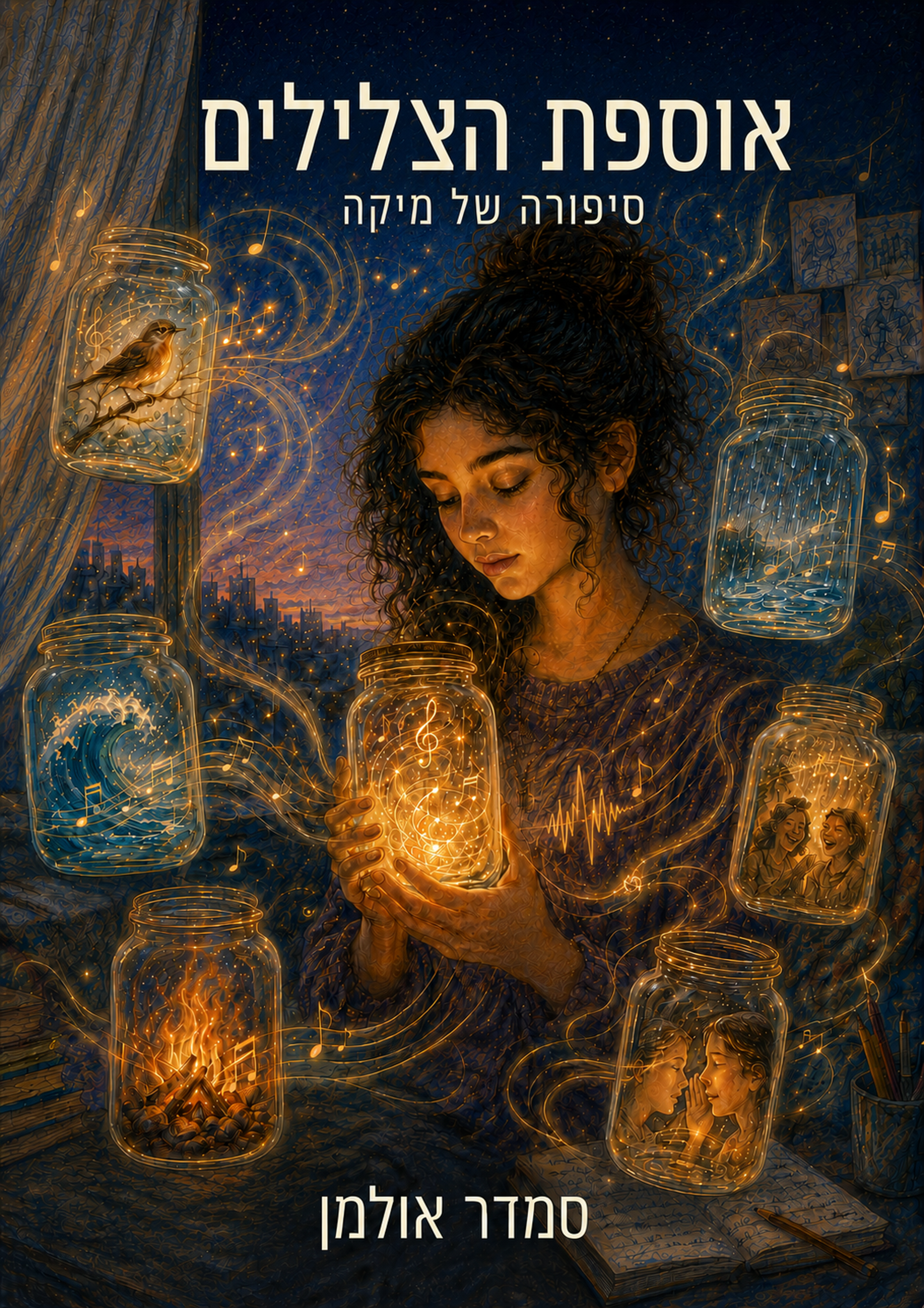 כריכת הספר אוספת הצלילים - סיפורה של מיקה