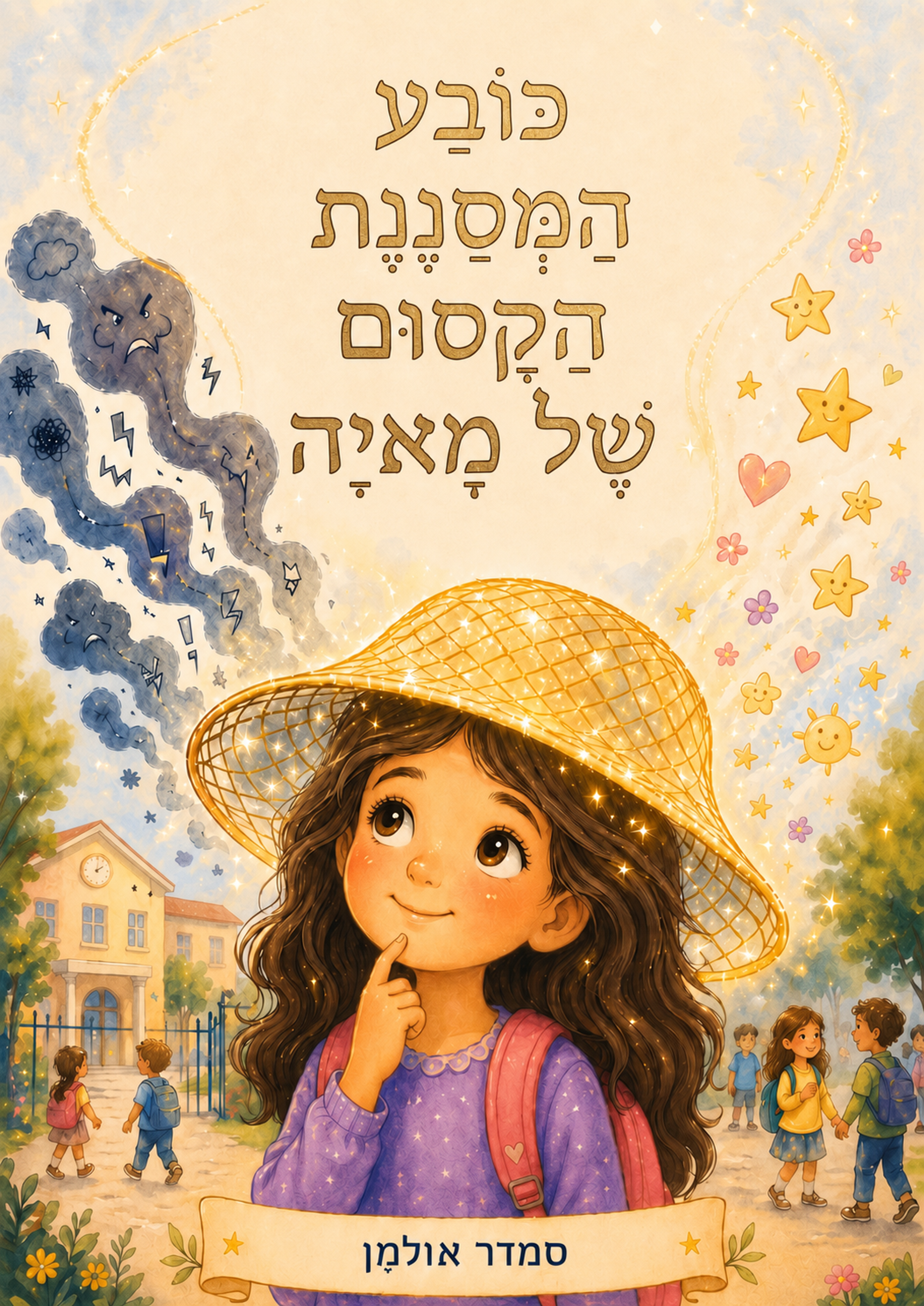 כריכת הספר כובע המסננת הקסום של מאיה