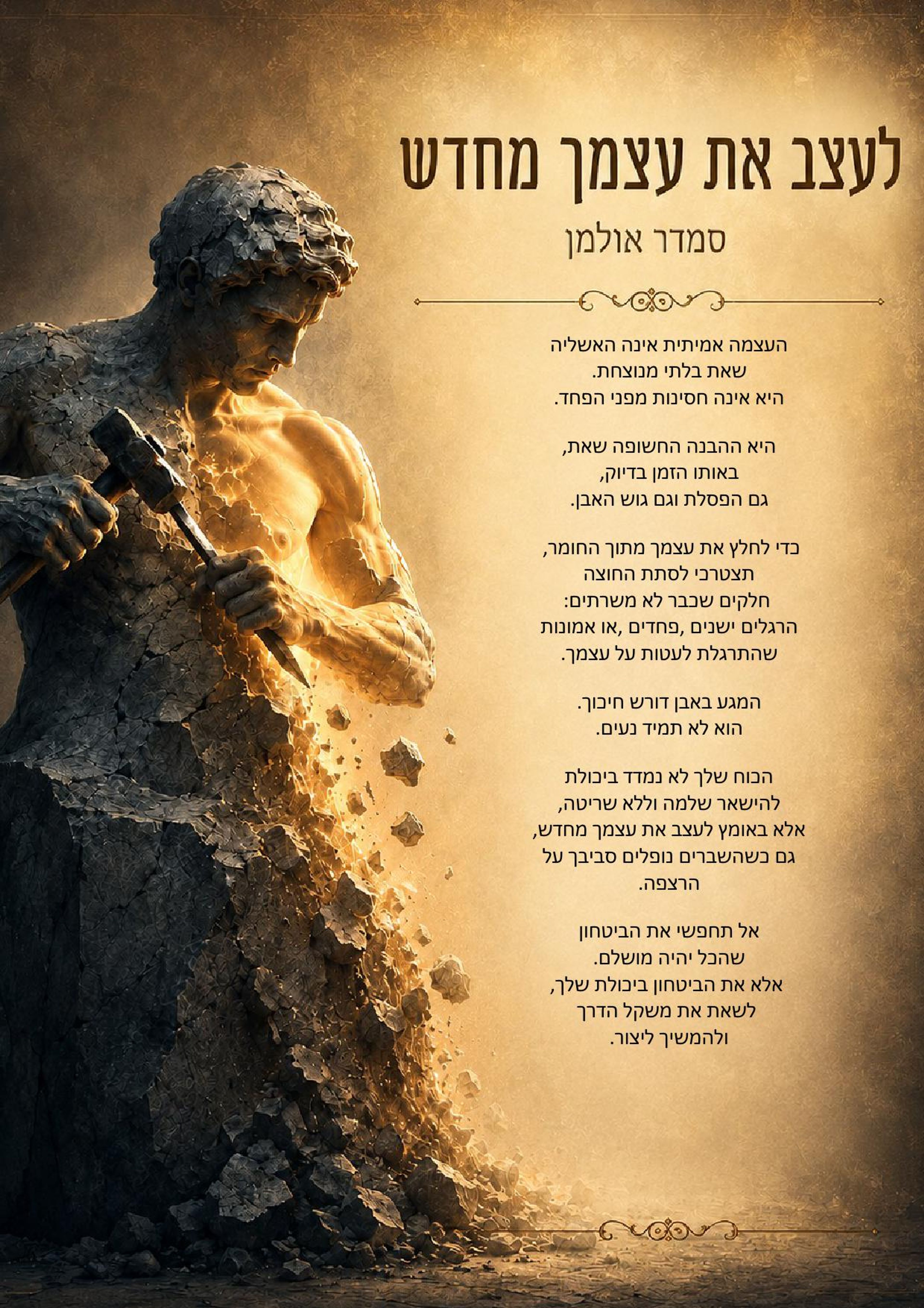 לעצב את עצמך מחדש