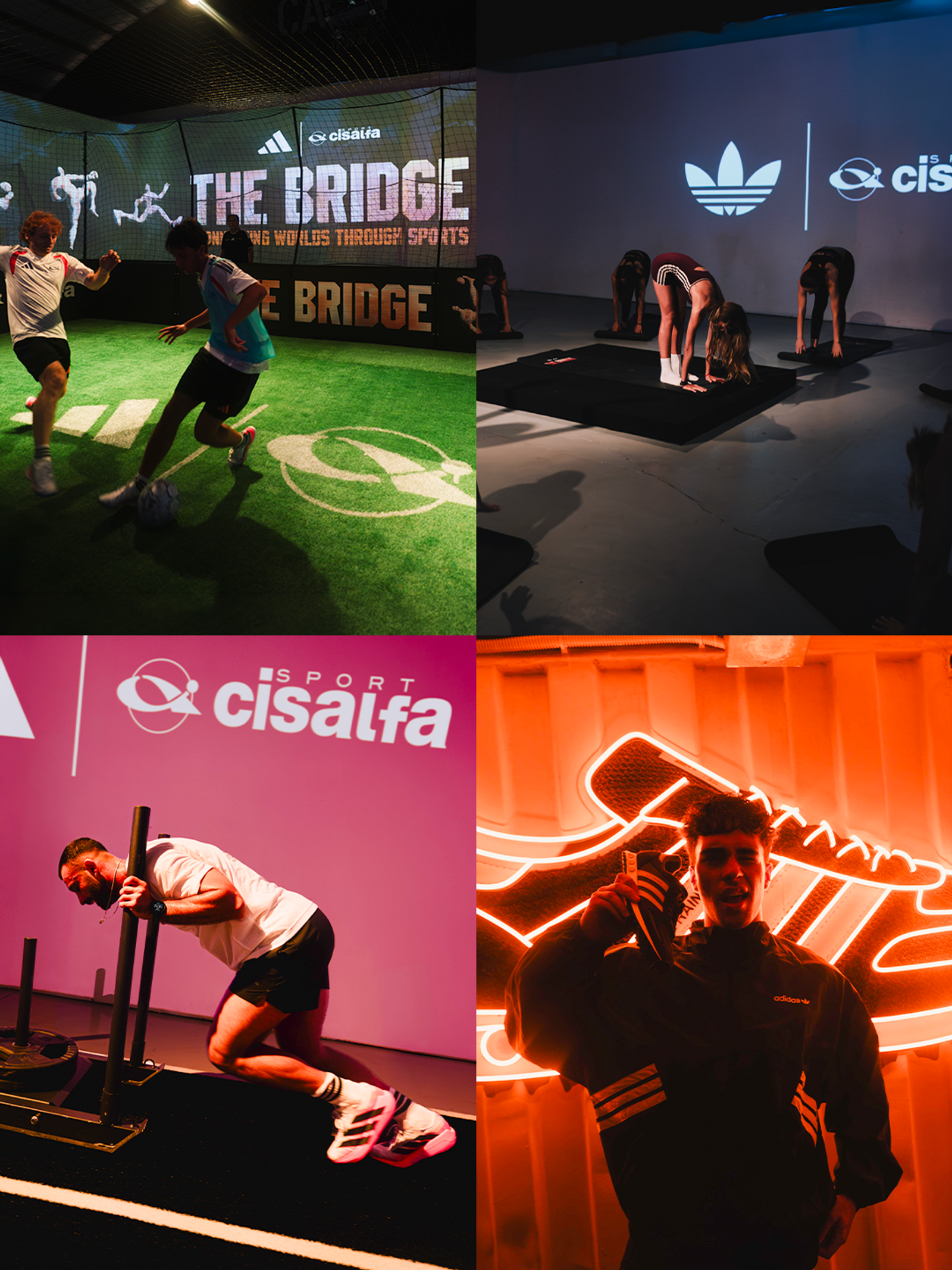 The bridge di Cisalfa e adidas ha messo d'accordo tutti gli sportivi