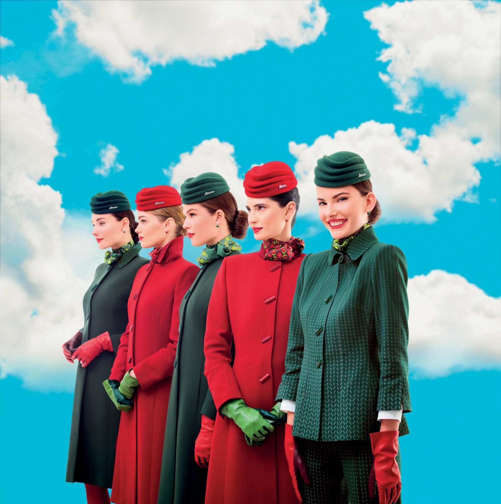 Quando Armani vestiva le hostess di Alitalia