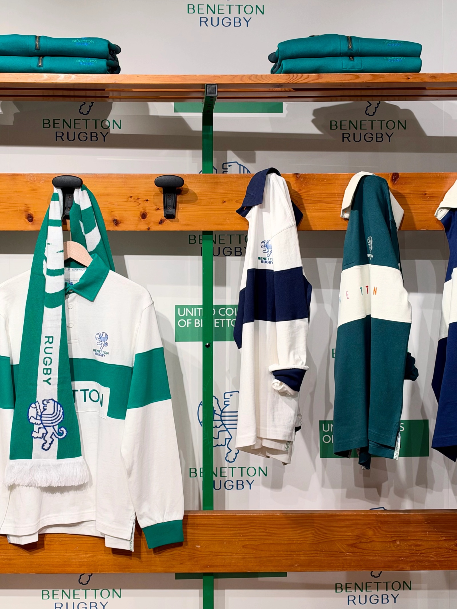 Benetton vuole farci tornare agli anni 80 con questa collezione da Rugby