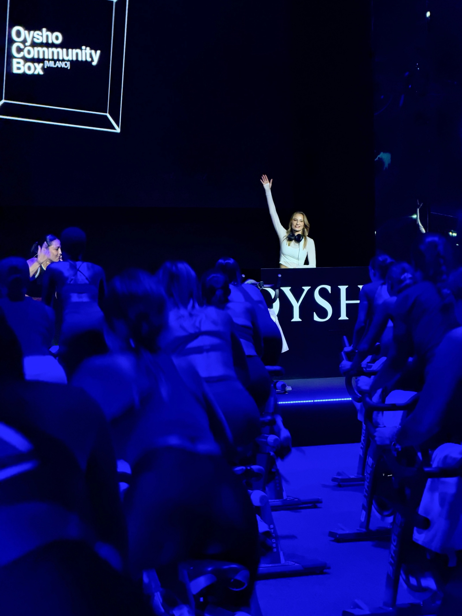 Questo teatro storico è diventato la palestra di Oysho per un giorno