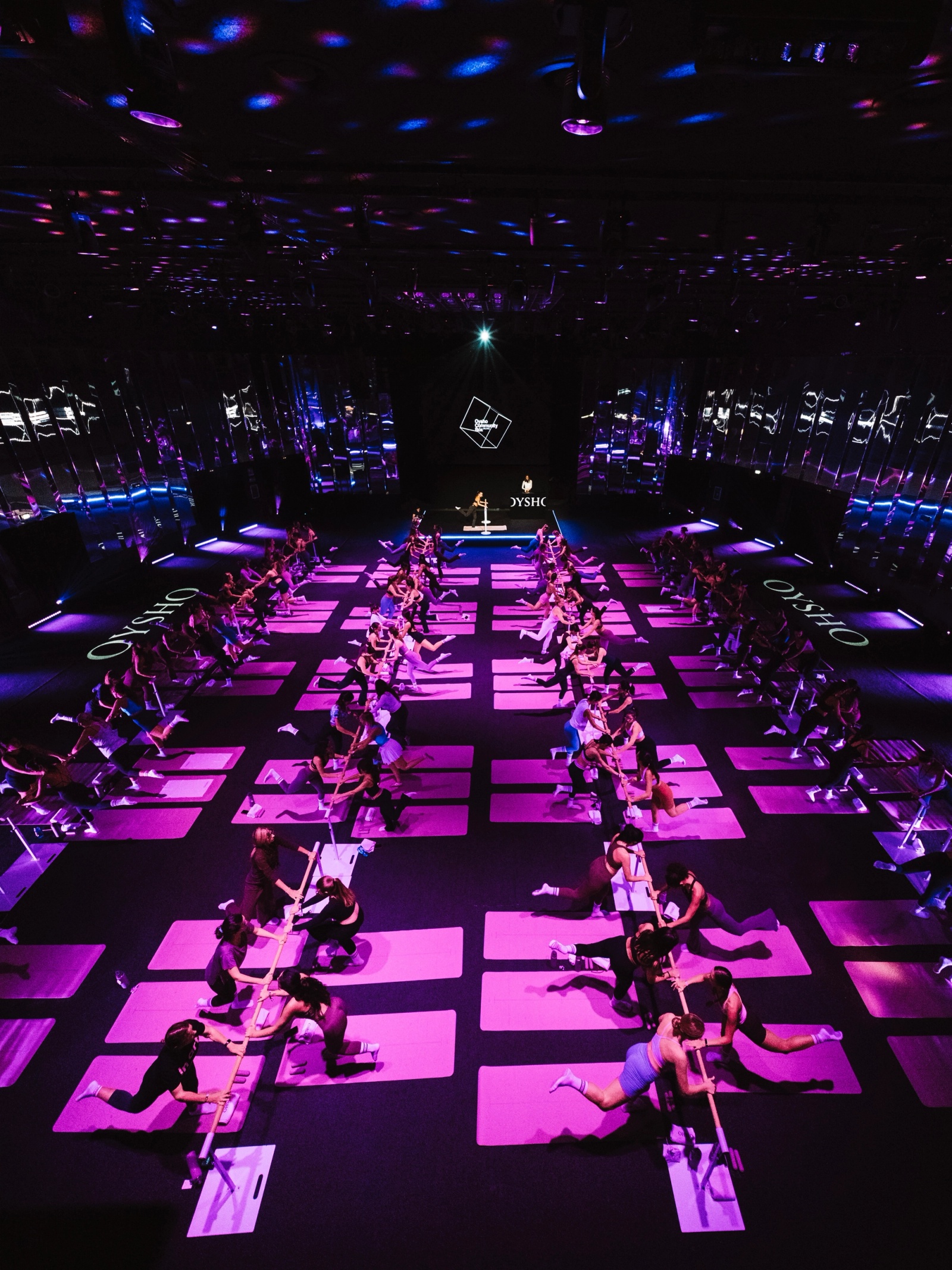 Questo teatro storico è diventato la palestra di Oysho per un giorno