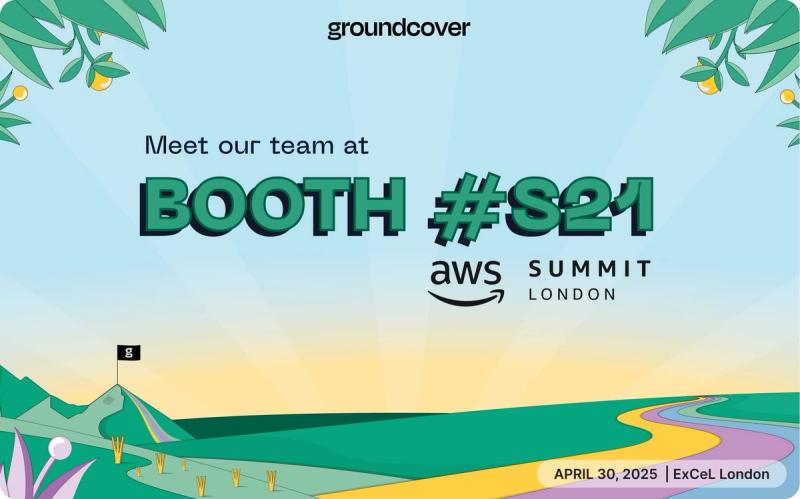 Meet groundcover at AWS Summit London 2025 - Booth S21