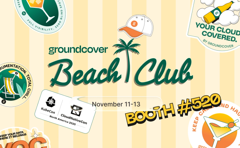 Meet groundcover at KubeCon North America 2025