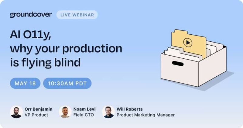 [ON DEMAND] AI O11y, why your  production is flying blind