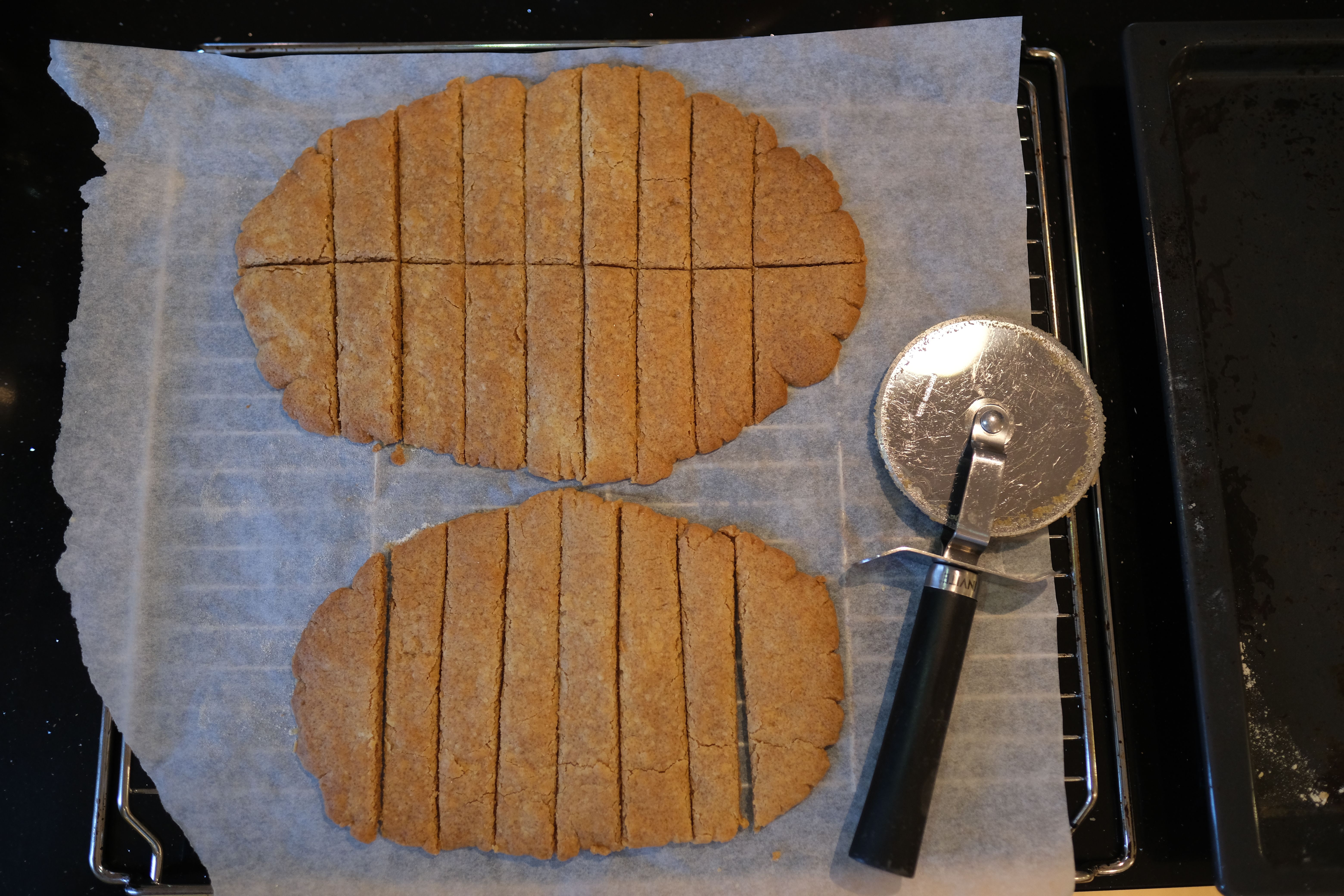 Oppdeling med pizzahjul