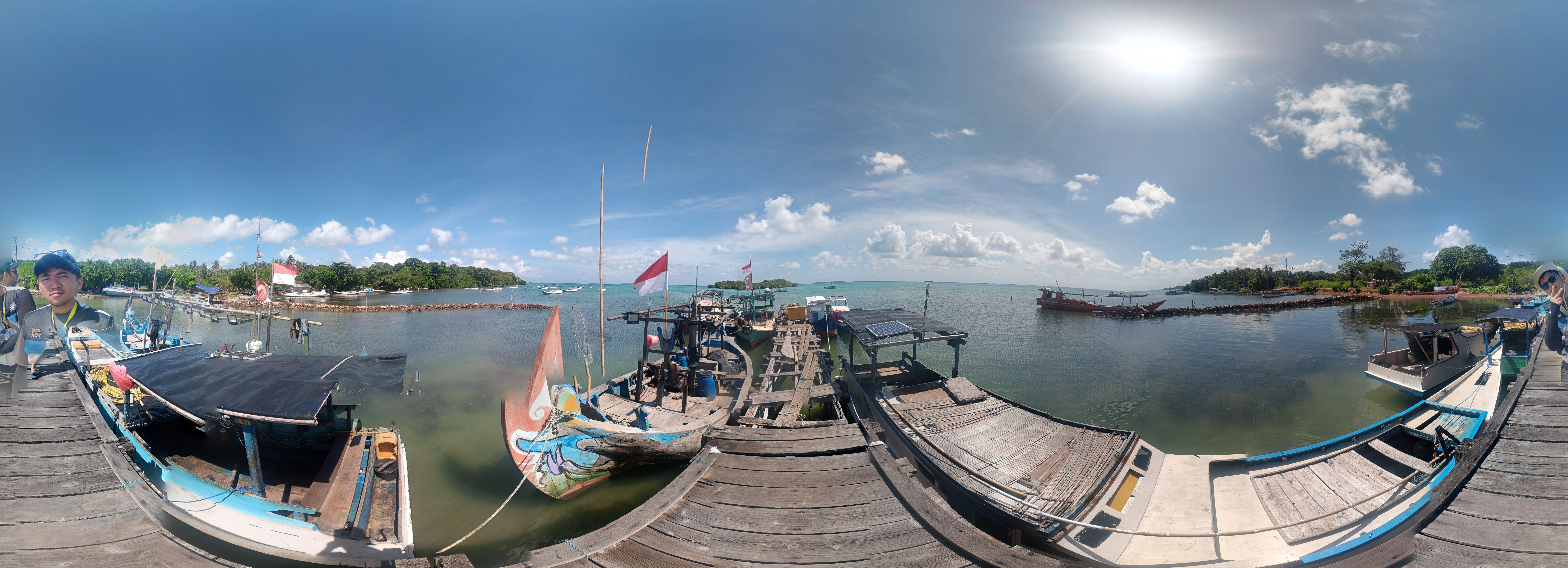 360° panorama pesisir Kemujan
