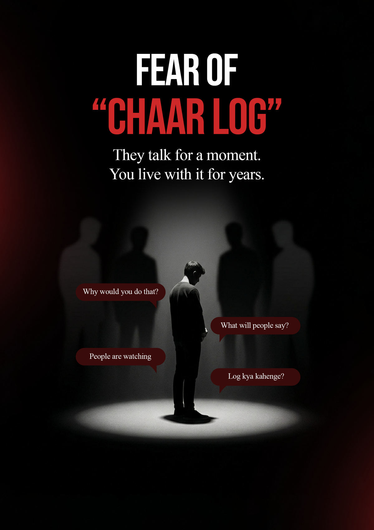 Fear of “Chaar Log”